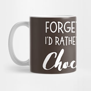 Lispe Chocolate Forget Love Fall in Chocolate Funny Mug